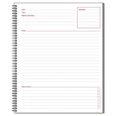 MEAD Mead 06132 Cambridge Limited Meeting Notebook- 8 1/2 x 11- 80 Ruled Sheets 6132